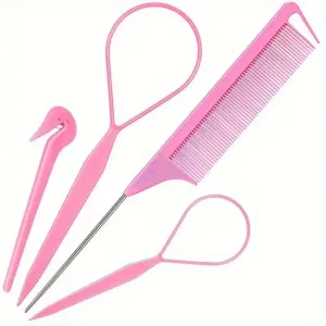 conjunto de ferramentas de laço de cabelo
