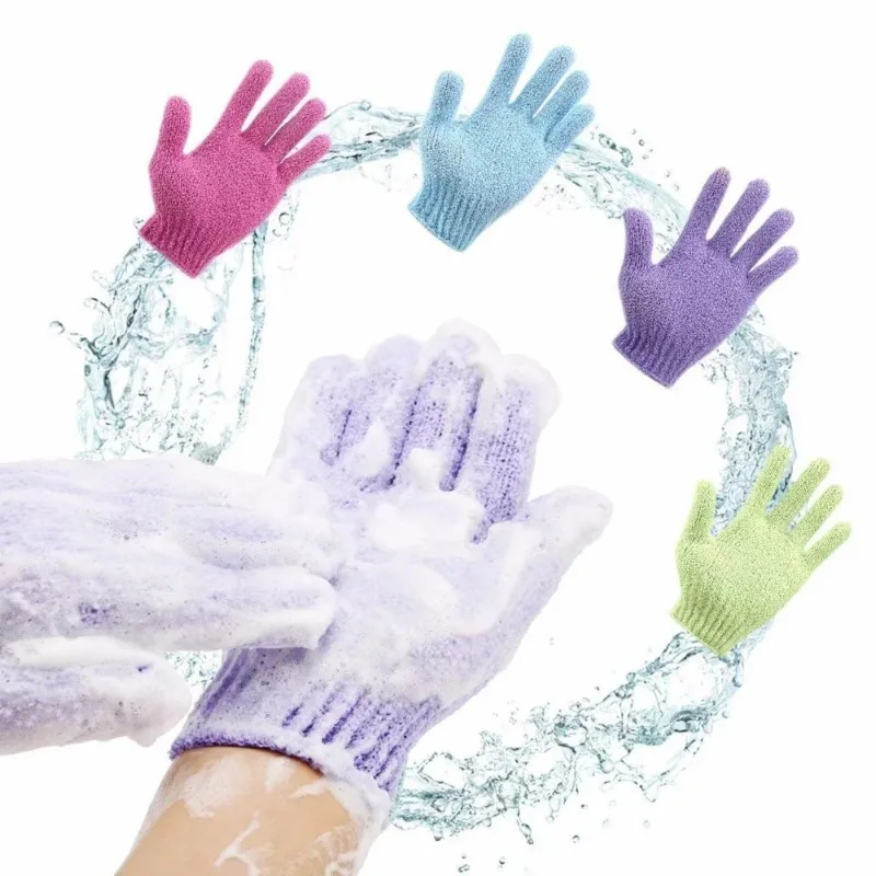 Luva Esfoliante Corporal Nylon Roxo - Imagem 6