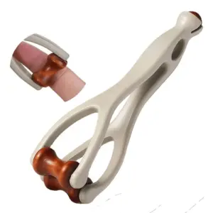massageador de dedos de madeira