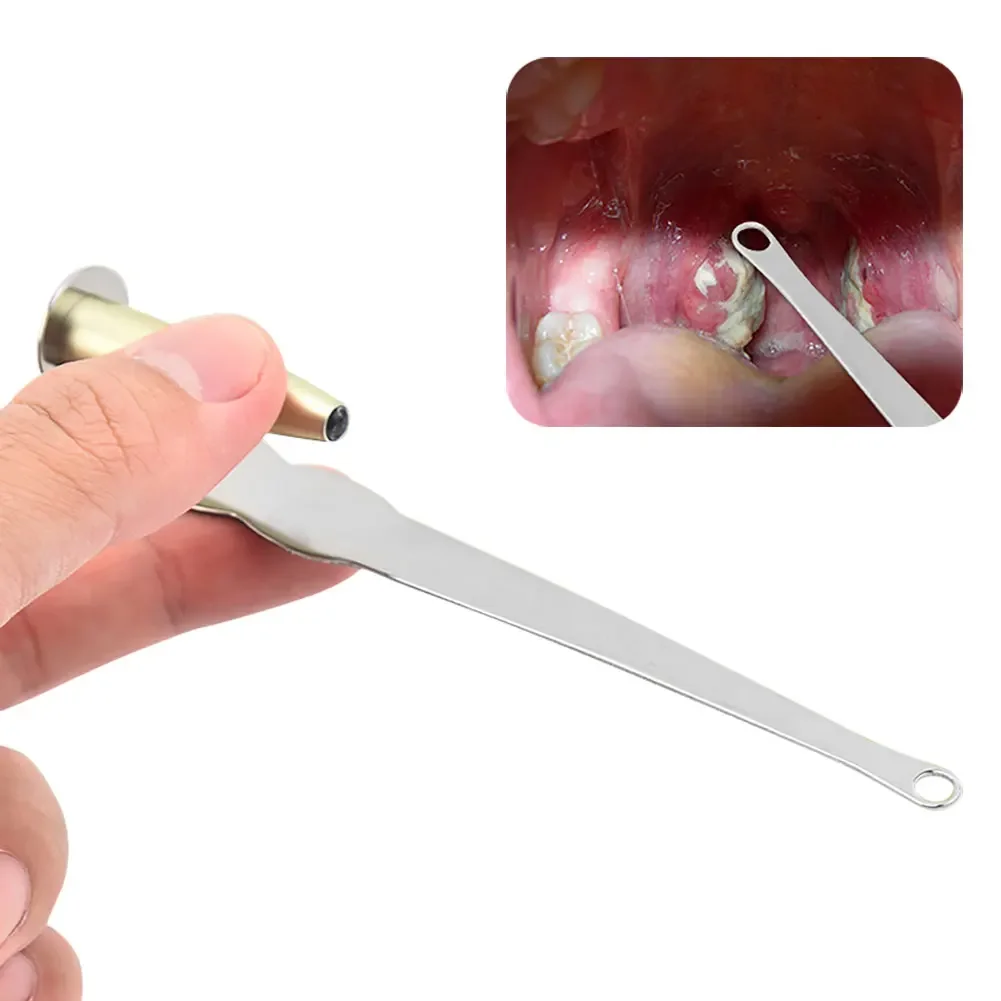 Removedor de Cáculo Amigdaliano Aço Inoxidável Manual - Imagem 6