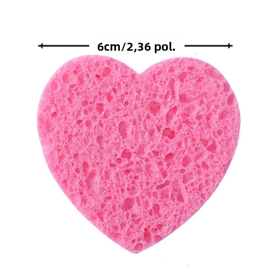 Esponjas Faciais de Celulose Comprimidas Rosa 10 Peças - Imagem 6