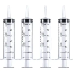 seringa de plástico 20ml 60ml