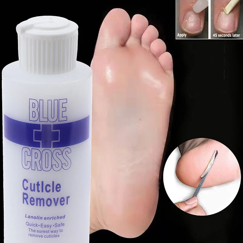 removedor de cutículas para pés líquido