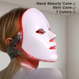 máscara facial led 7 cores