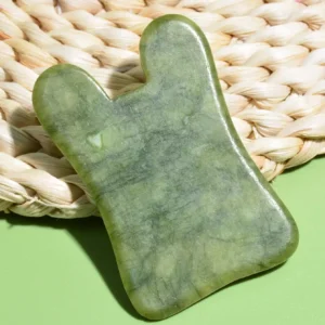 placa gua sha jade phoenix verde