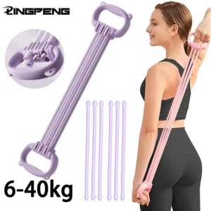 faixa elástica yoga 6 cordas