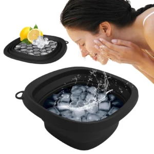 tigela de gelo facial dobrável