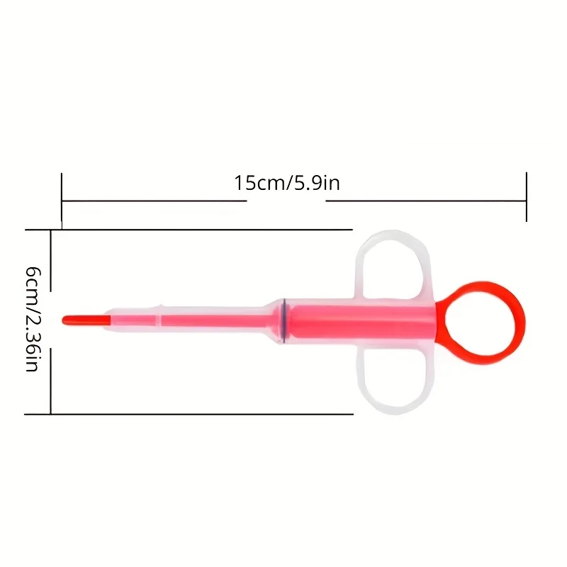 Alimentador de Comprimidos para Cães e Gatos com Seringa de Silicone - Imagem 5