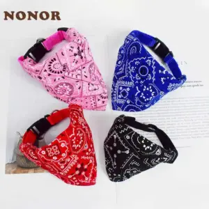 bandana triangular ajustável para pet