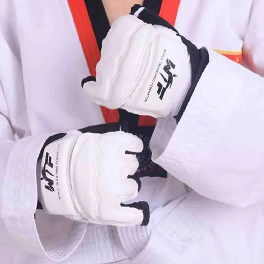 luvas boxe taekwondo meio dedo