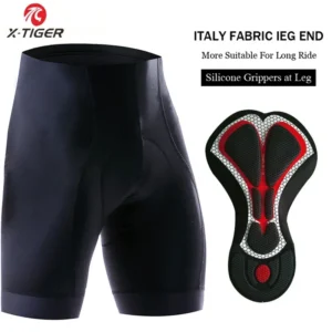 calções de ciclismo masculino gel 5d