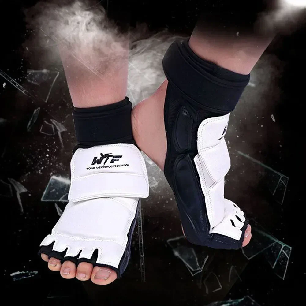 Luvas de Treino Boxe Taekwondo Proteção Mão e Pé Couro PU - Imagem 5