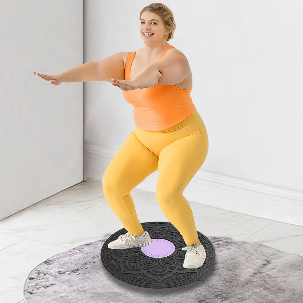 Placa de Equilíbrio Wobble Yoga Antiderrapante Ouro - Imagem 4
