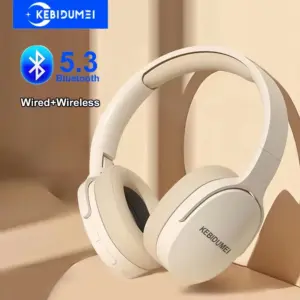 fone de ouvido bluetooth 5.3 dobrável