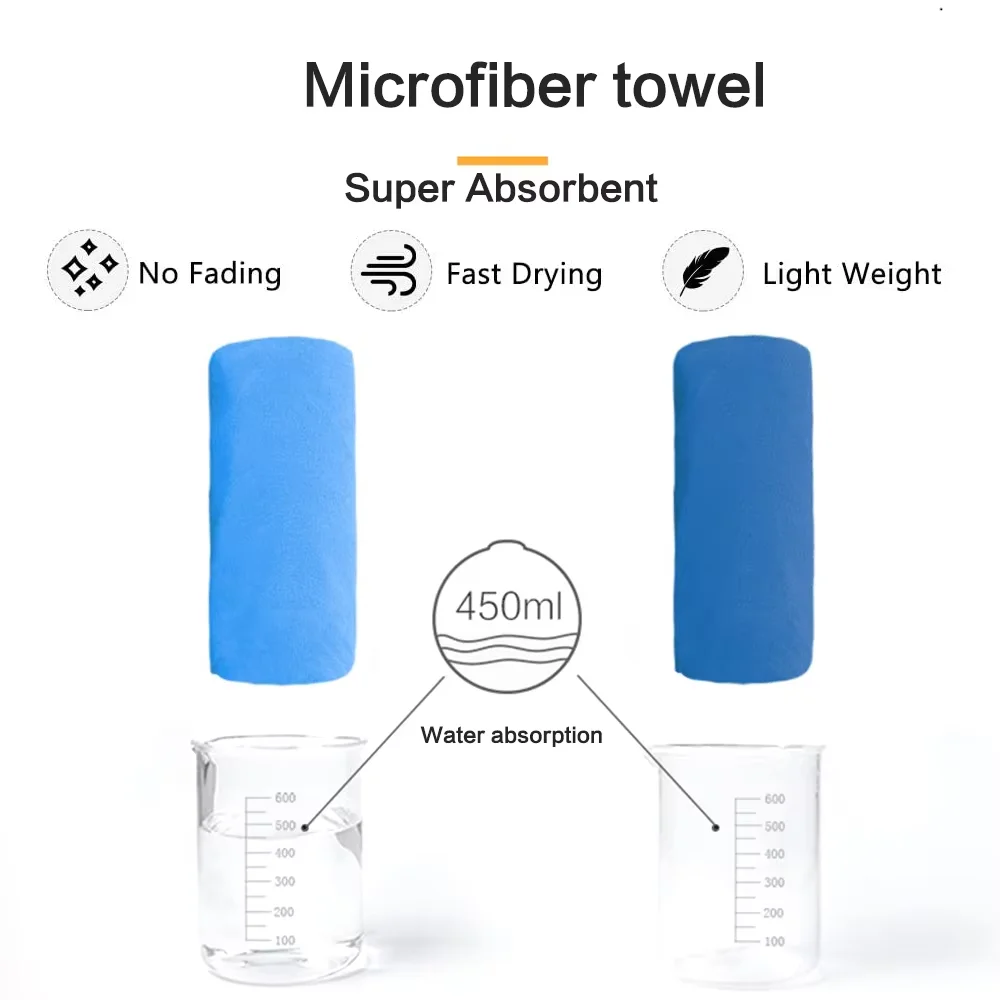 Toalha de Ginástica Microfibra Secagem Rápida Antiodor - Imagem 5