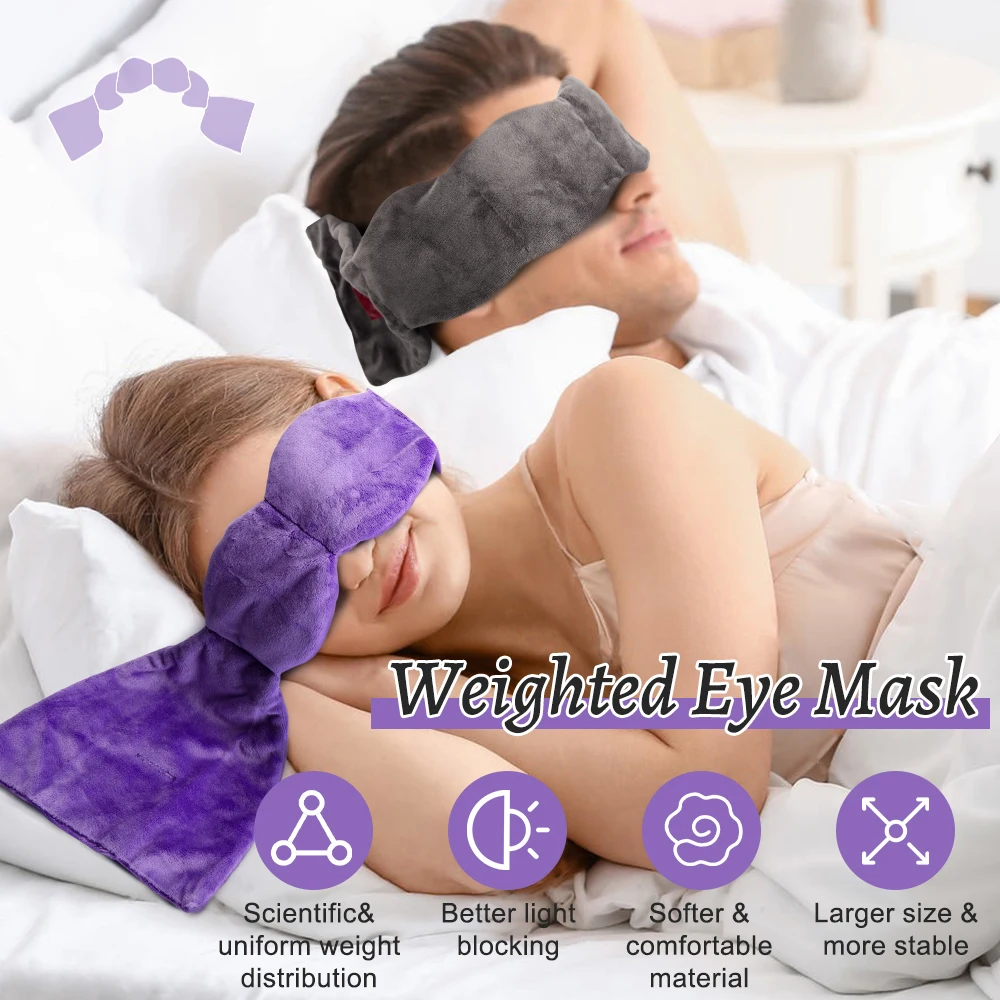 Gravity Sleep Patches Weighted Eyeshade Sleepmask Ouro - Imagem 2