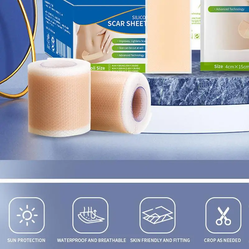 Fita de silicone para cicatriz, 4x50cm - Imagem 6