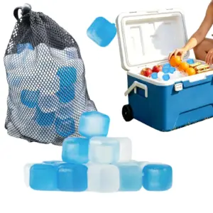 cubos de gelo reutilizáveis 100 peças