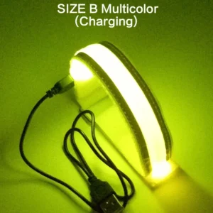 braçadeira led refletiva recarregável