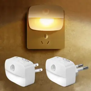 lâmpada noturna led sensor movimento