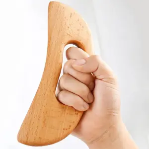 massageador de madeira gua sha corporal