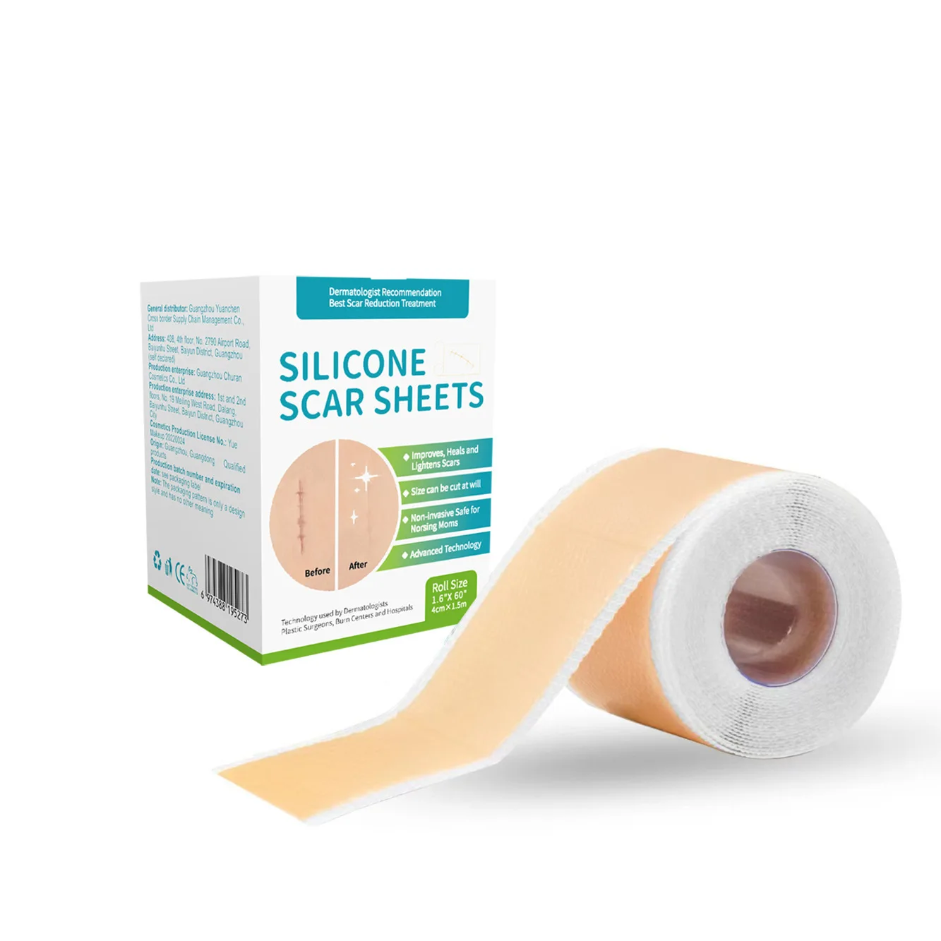 adesivo de silicone para cicatrizes