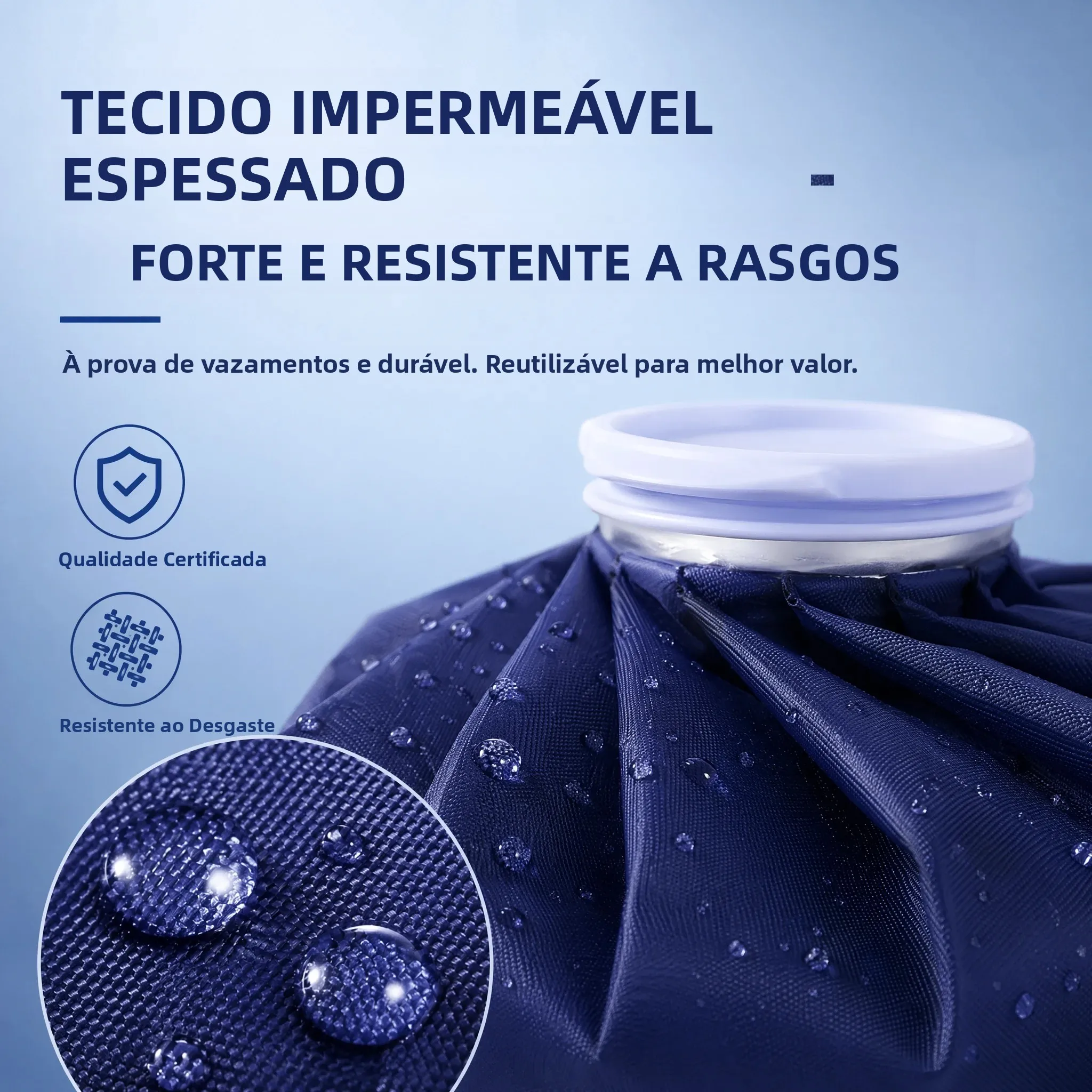 Bolsa de Gelo Reutilizável para Criotermia e Termoterapia - Imagem 4
