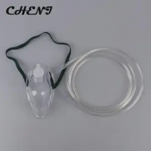 máscara facial descartável para nebulizador