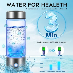 gerador de água hidrogenada portátil