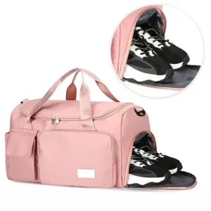bolsa de viagem com compartimento para sapatos