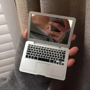 espelho de bolso dobrável mini computador