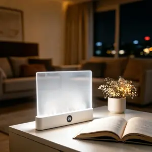 luz de leitura e noturna led 2 em 1