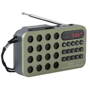 rádio fm portátil solar
