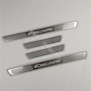 placa de porta aço inoxidável ford escape