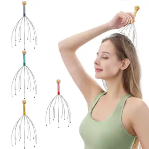 massageador de cabeça octopus manual