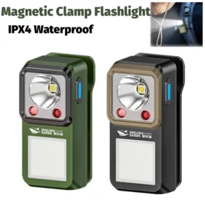 lanterna led magnética com clipe