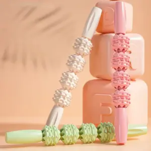 bastão de massagem rolos espinhosos