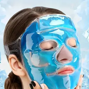 máscara de gel reutilizável facial
