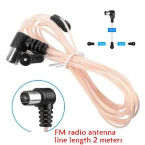 antena fm dipolo interna 75 ohm