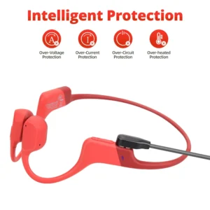 cabo carregador magnético fone shokz