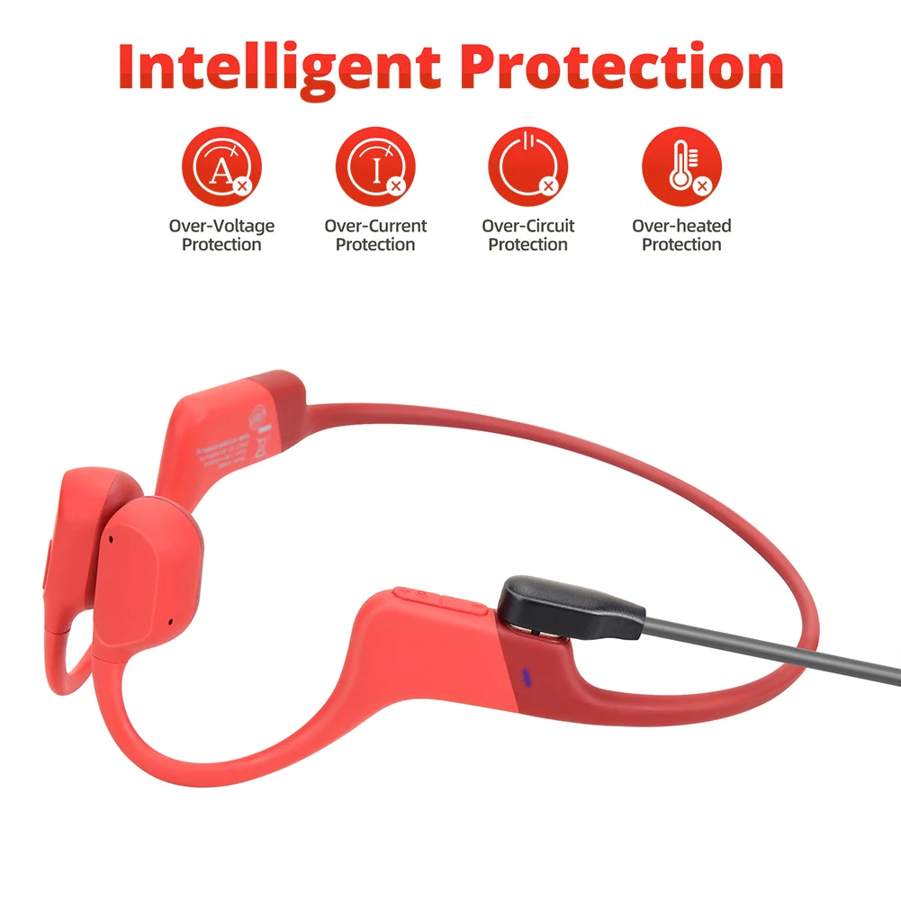 cabo carregador magnético fone shokz