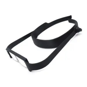 lupa de cabeça com lentes intercambiáveis