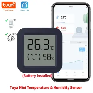 sensor de temperatura e umidade bluetooth tuya