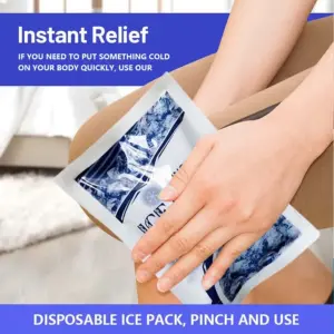 pacote de gelo instantâneo descartável