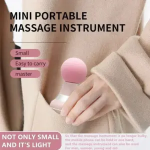 mini massageador portátil percussão muscular