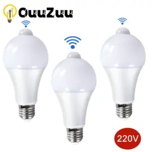 lâmpada noturna led sensor presença