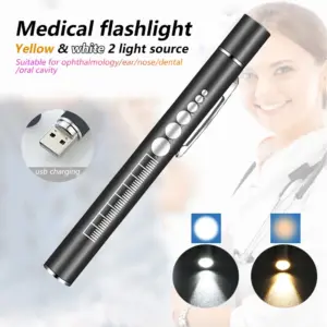 caneta lanterna led recarregável