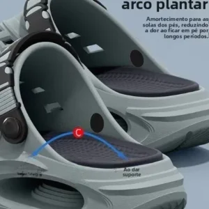 chinelos masculinos suporte de arco
