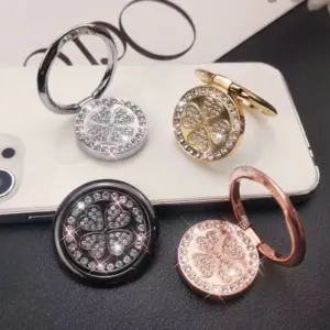 anel suporte para celular strass