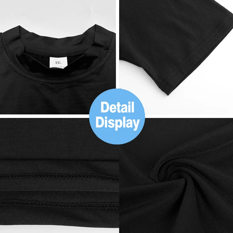 Camisa Compressão Masculina Gola Alta Sem Manga Esporte Fitness - Imagem 5